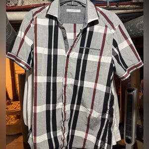 7 Diamonds short sleeve button up